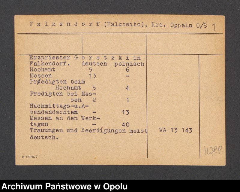 Obraz 3 z jednostki "Falkendorf (Falkowitz), Krs. Oppeln"