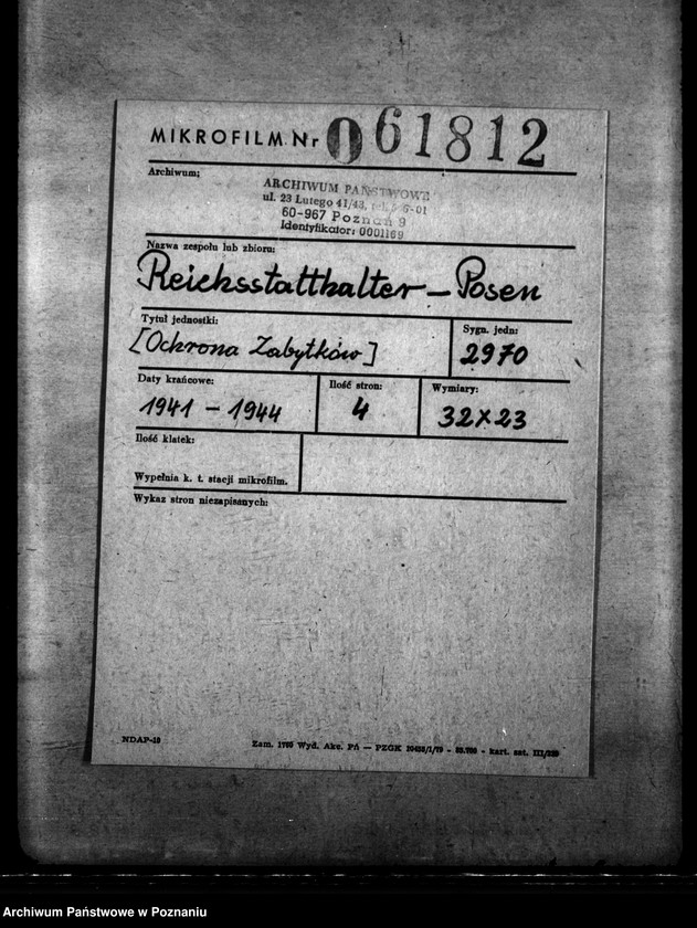 Obraz 2 z jednostki "Ochrona Zabytków"