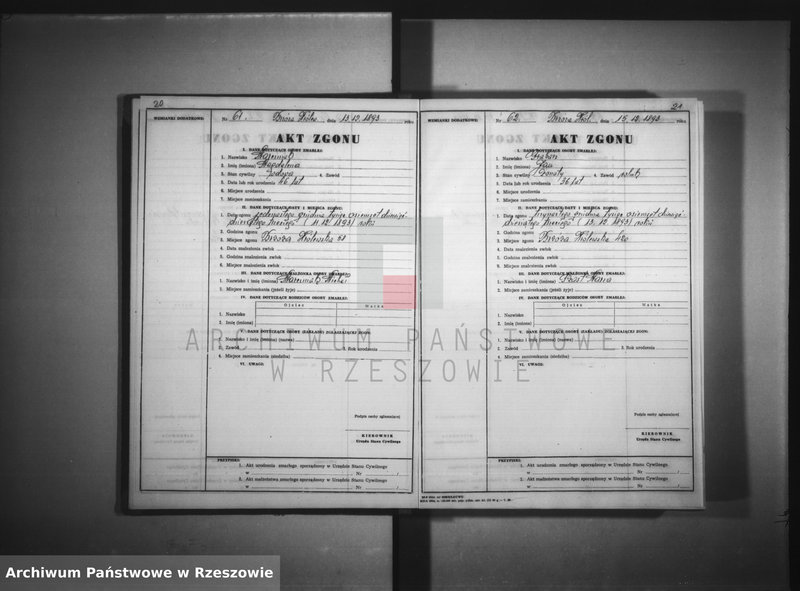 image.from.unit.number "Księga zgonów - Brzóza Królewska"