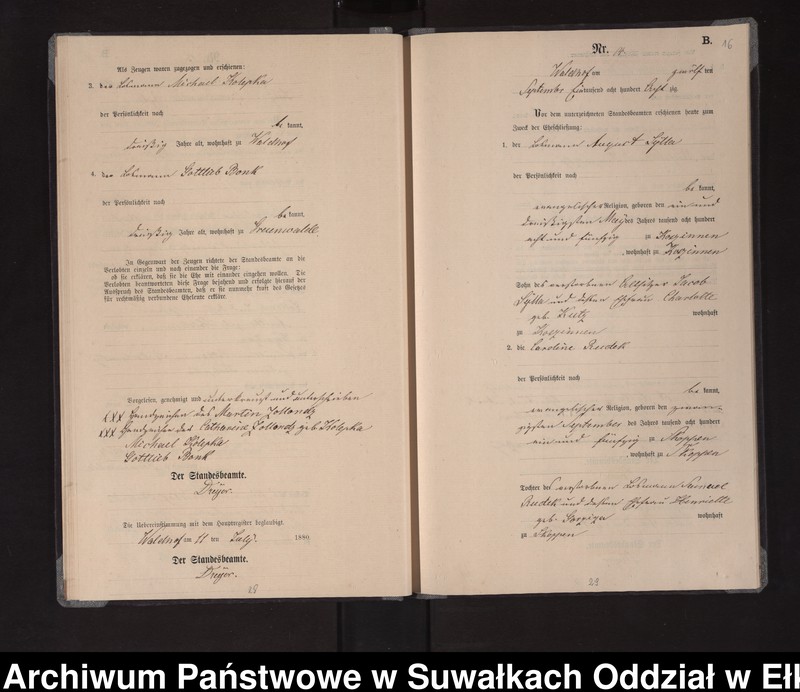 image.from.unit.number "Heiraths-Neben-Register des Königlich Preussischen Standes-Amtes Orlen Kreis Loetzen"