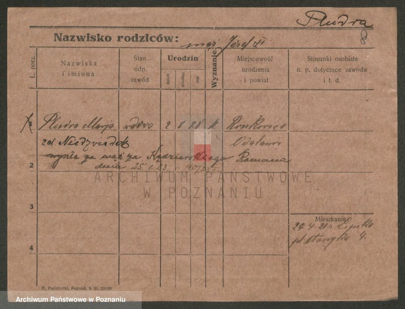 Obraz 8 z jednostki "Płudowski - Poczwardowski"