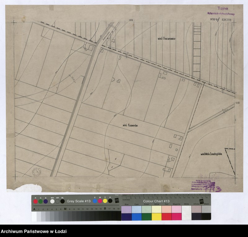 Obraz 1 z jednostki "Plan m. Łodzi 1:2000. Sekcja SW114"
