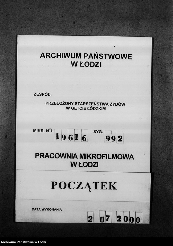 Obraz 1 z jednostki "[Korespondencja z Wydziałem Kart w sprawie skreślenia osób wymeldowanych]"