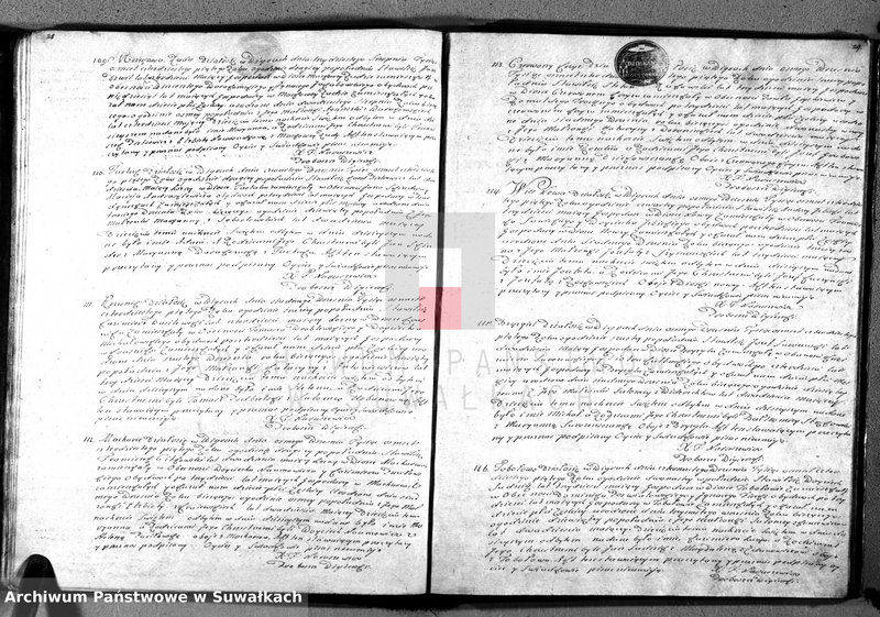 image.from.unit.number "Księga duplikat akt urodzonych, zaślubionych i zgonów w parafii wigierskiej"