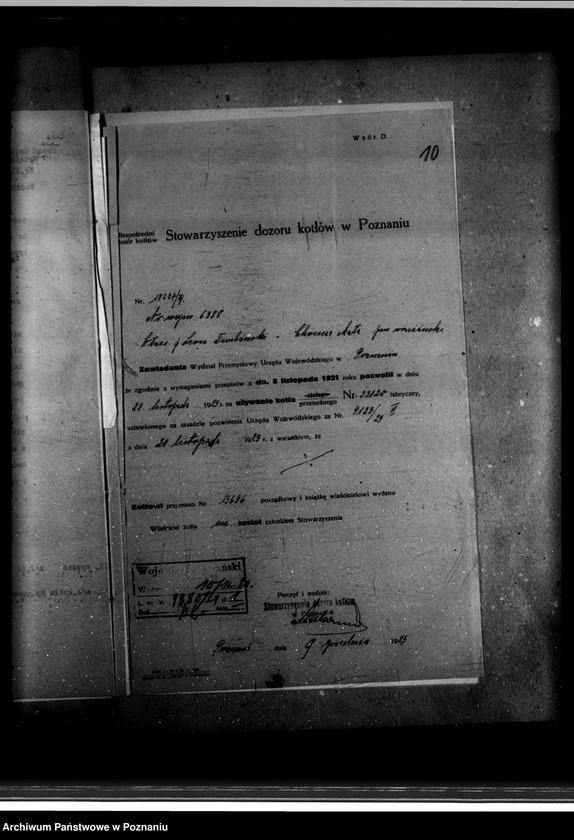 image.from.unit.number "Majętność ziemska w Chociczy Małej powiat wrzesiński własność L. Dembińskiego nr woj. kotła 6388"