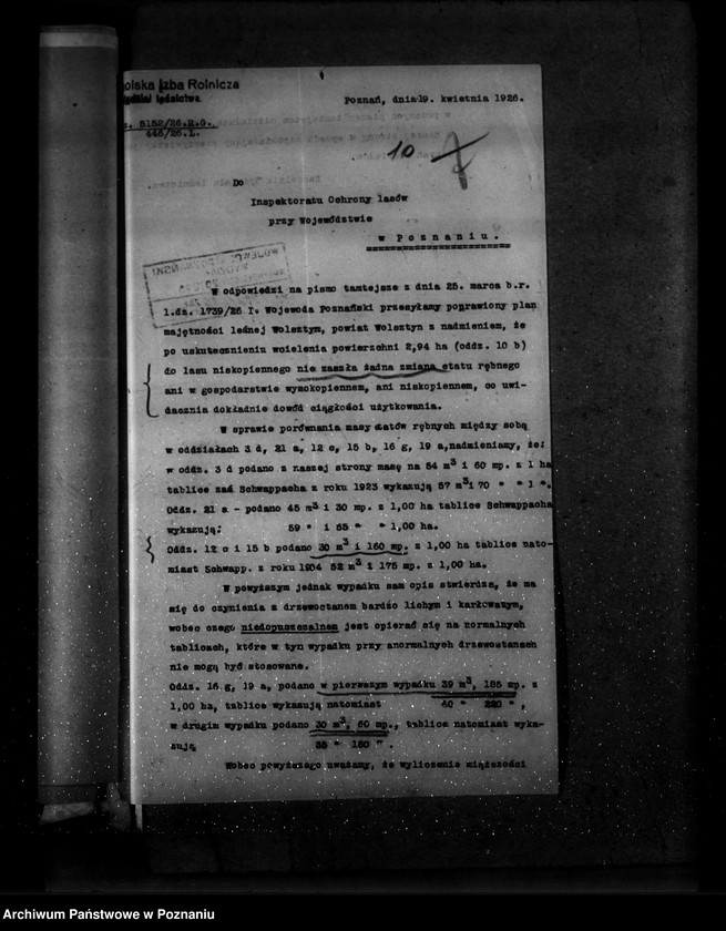 Obraz 14 z jednostki "Majętność leśna Wolsztyn powiat Wolsztyn"