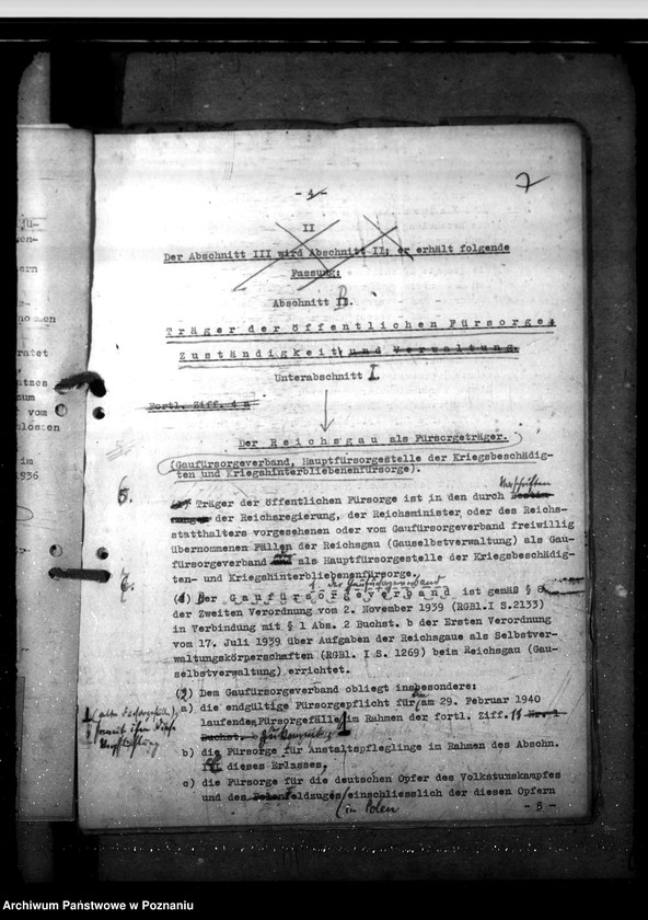 Obraz 11 z jednostki "Vorläufige Handhabung der öffentlichen Fürsorge"