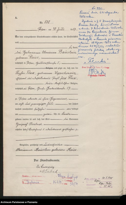 Obraz 6 z jednostki "Księga miejscowa urodzeń tom III [Rejestr główny urodzeń]"