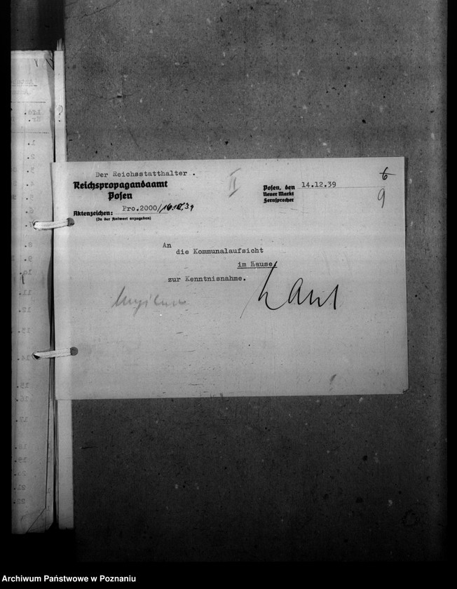 Obraz 13 z jednostki "Ortsnamenänderung Kreis Mogilno"