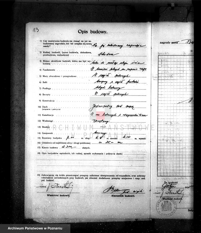 Obraz 17 z jednostki "Fabryka wyrobów drzewnych A. Koszewskiego i Spółka w Gostyniu nr woj. kotła 172"