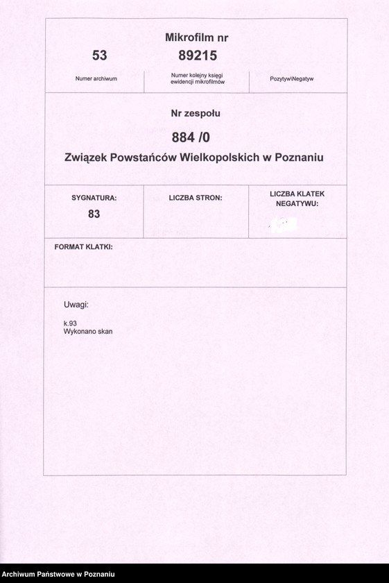 Obraz 2 z jednostki "Komisja Oświatowa Związku Weteranów Powstań Narodowych Rzeczypospolitej Polski i Związku Powstańców Wielkopolskich."