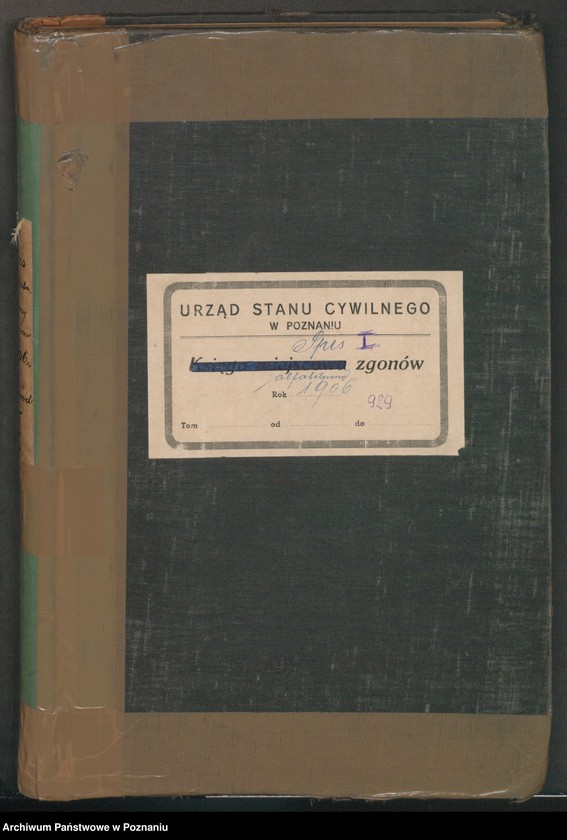 Obraz 2 z jednostki "Spis alfabetyczny zgonów"