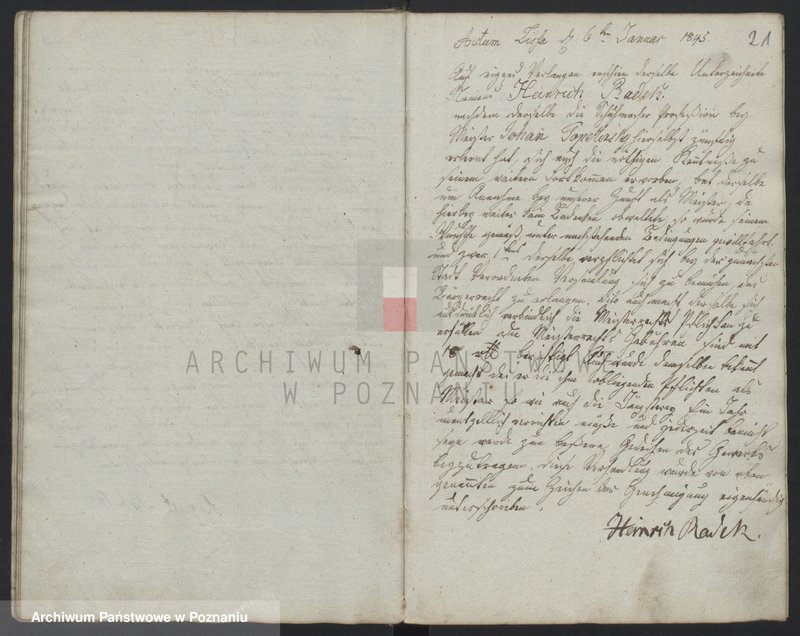 Obraz 20 z jednostki "[Protokolarz wyzwolin i przyjęć w naukę cechu szewców w Lesznie]"