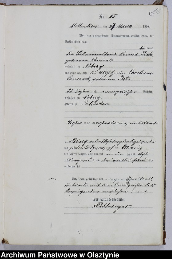 image.from.unit.number "Sterbe-Haupt-Register Nr 1 - 77 i 1 - 76"