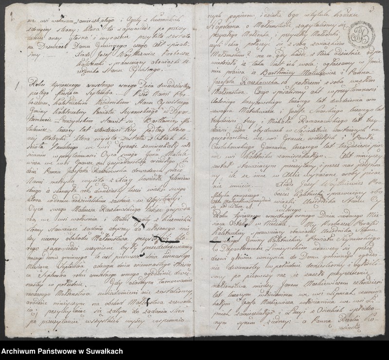image.from.unit.number "Akta Małżeństwa Gminy Kaletnickiey z Roku 1808"