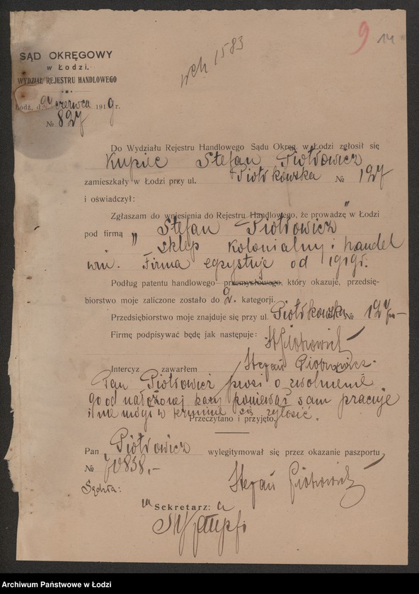 Obraz 16 z jednostki "Stefan Piotrowicz – sklep kolonialny i handel"