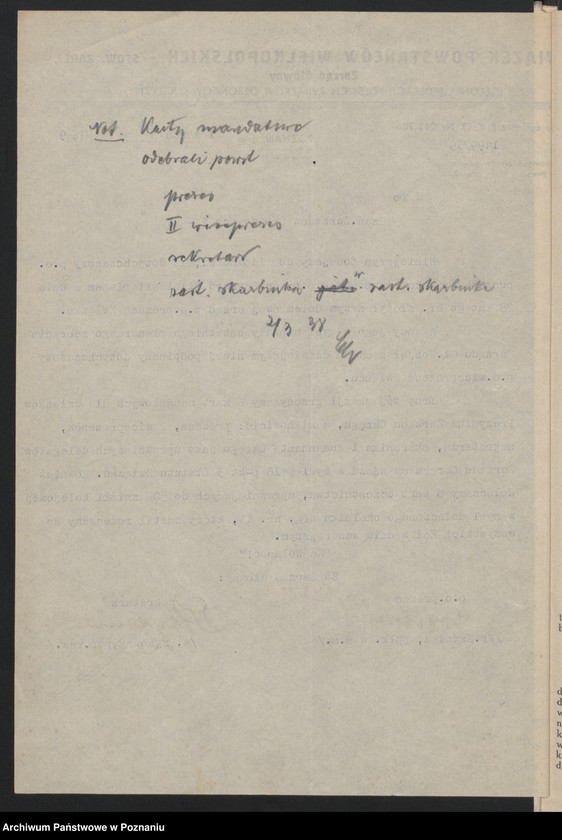 Obraz 19 z jednostki "Akta dotyczące Walnego Zjazdu Związku 5.III.1939."