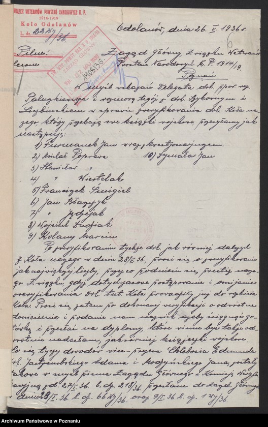 Obraz 9 z jednostki "Odolanów, powiat Ostrów - akta koła."