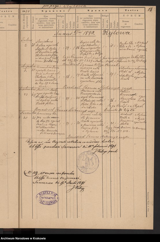 image.from.unit.number "Księga małżeństw parafii Szczurowa"