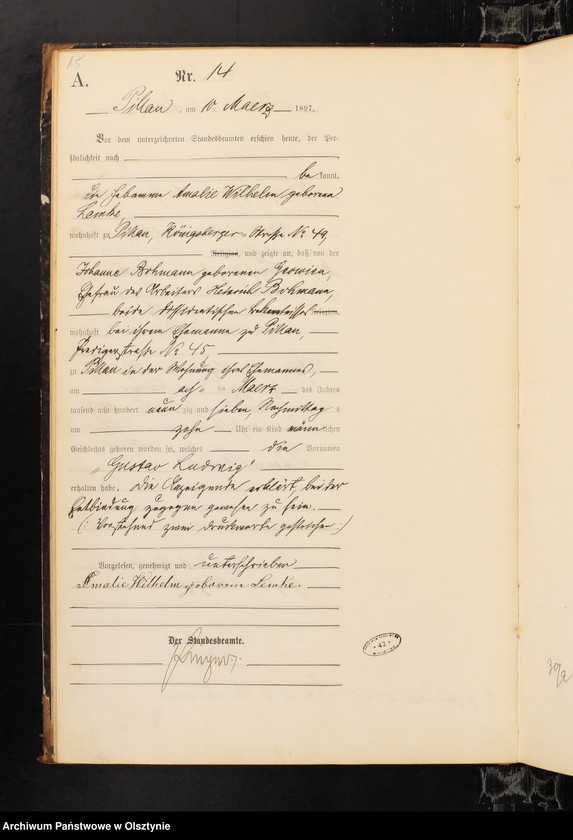 image.from.unit.number "Geburts-Haupt-Register Nr 1 - 75"