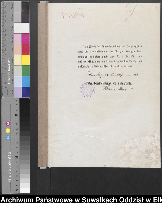 image.from.unit.number "[Heiraths-Haupt-Register des Königlichen Preussischen Standes-Amtes Kallischken Kreis Johannisburg]"