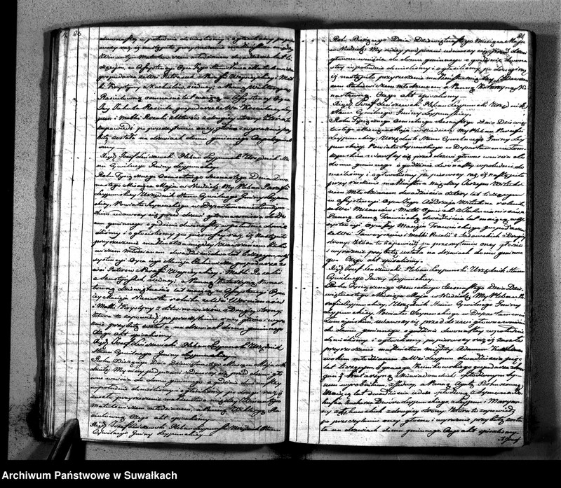 Obraz 13 z jednostki "Księga Aktów Cywilnych Stanu Małżeńskiego Gminy Leypuńskiej Od 1 Stycznia 1816 Ru"