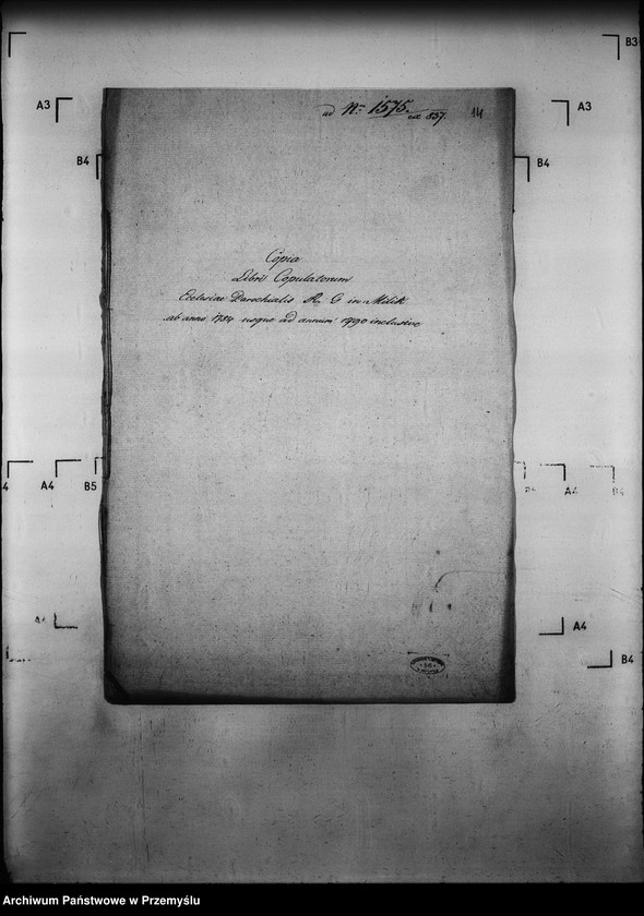 image.from.unit.number "[Kopie ksiąg metrykalnych parafii Milik z filią Andrzejówka (dekanat Muszyna)]"