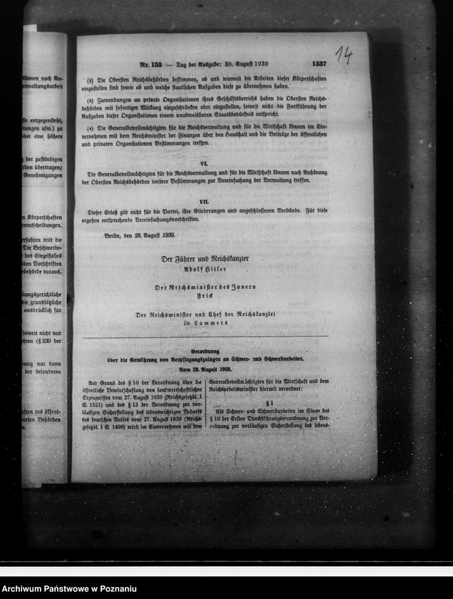 Obraz 18 z jednostki "Zarządzenia w sprawie zorganizowania administracji w tak zwanym Kraju Warty"