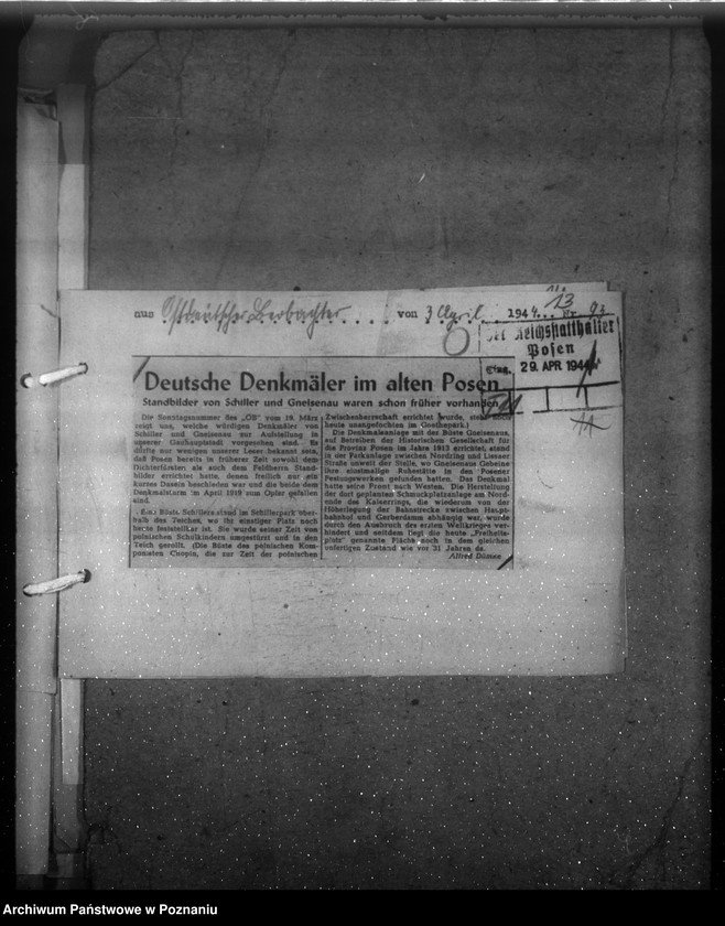 Obraz 18 z jednostki "Wycinki prasowe dotyczące Kraju Warty"