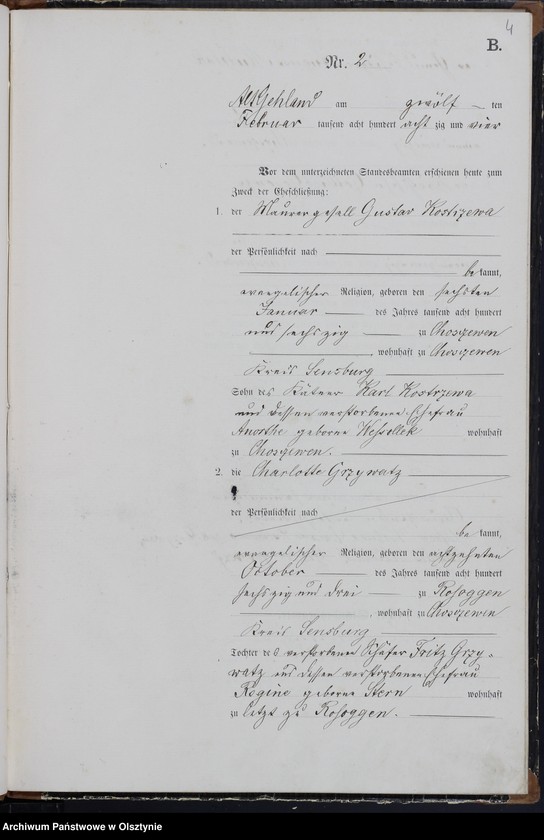 image.from.unit.number "Heiraths-Haupt-Register Nr 1 - 9"