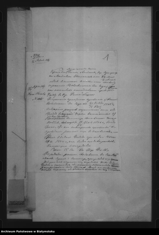 image.from.unit.number "Delo… Po selenîju Domejkiški, gminy Poezîory, Volkovyšskago uezda, b. kazennoe"