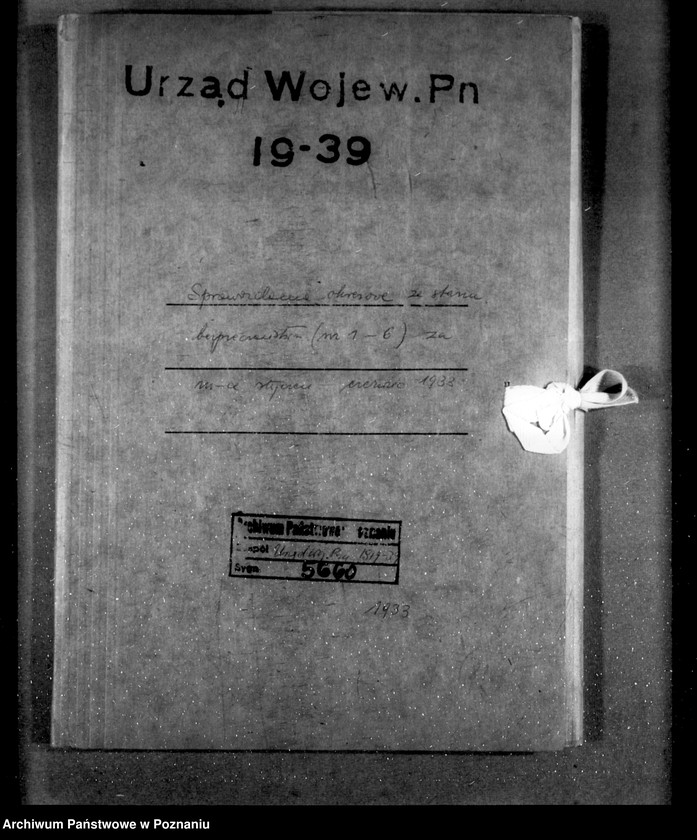 Obraz 4 z jednostki "Sprawozdania okresowe ze stanu bezpieczeństwa za miesiące styczeń-czerwiec 1933 r. /nr 1-6/"