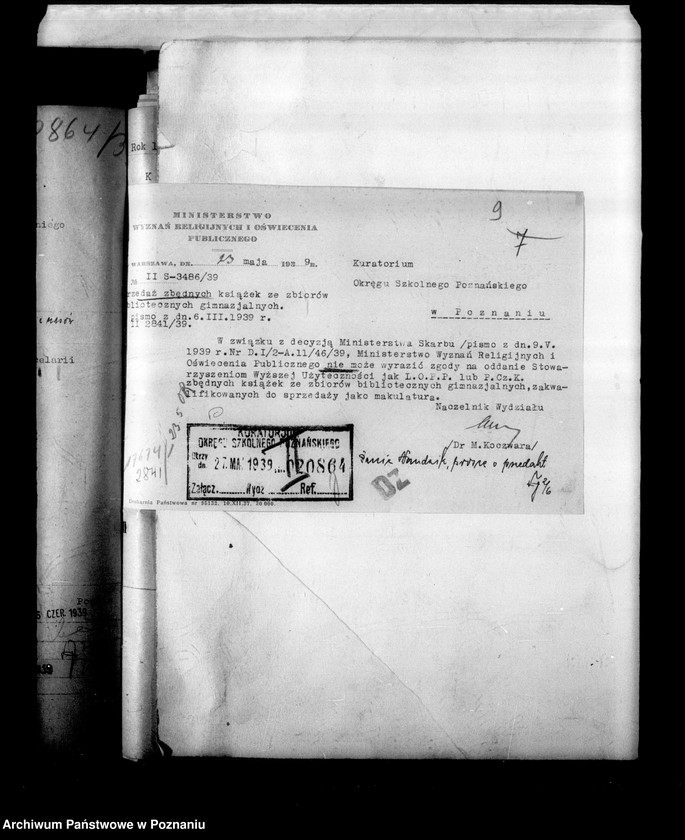 Obraz 12 z jednostki "Państwowe Liceum i Gimnazjum męskie imienia Jana Kantego - Poznań [lista abiturientów]"