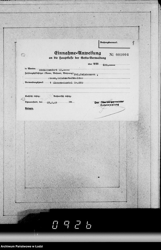 image.from.unit.number "Kasse Einnahmen von Pelzwaren"