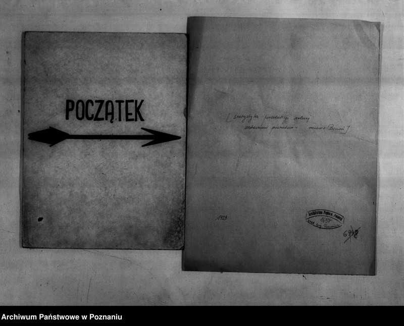 Obraz 2 z jednostki "/Statystyka produkcji rolnej - zestawienie powiatowe - miasto Poznań"