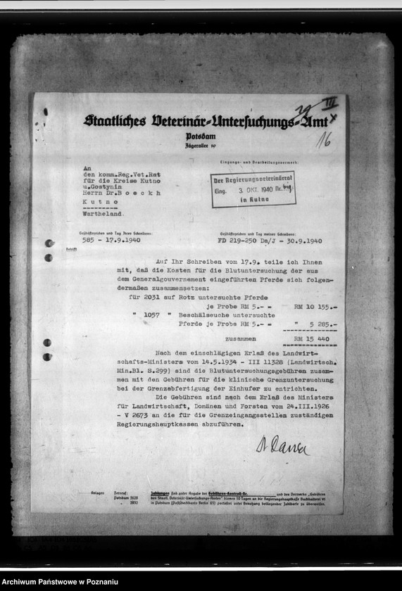 Obraz 20 z jednostki "Veterinär - polizeiliche Grenzüberwachung"