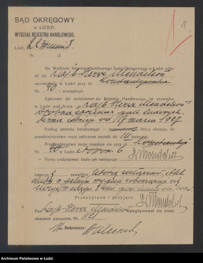 Obraz 3 z jednostki "Lajb Hersz Mendelson- drobna sprzedaż palt ludowych"