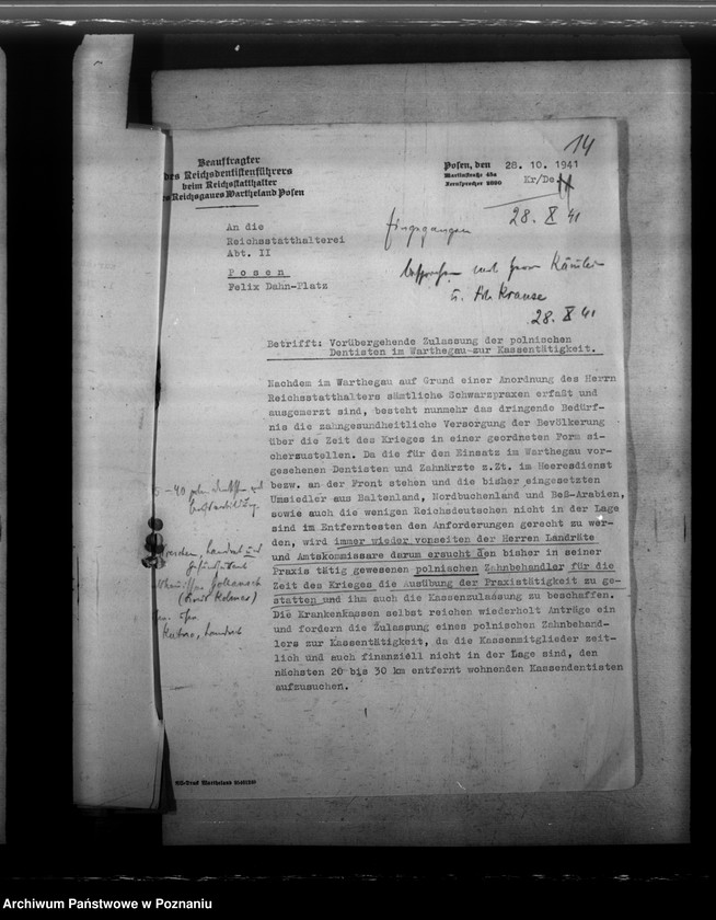 Obraz 18 z jednostki "Berufsübung polnischer Dentisten"