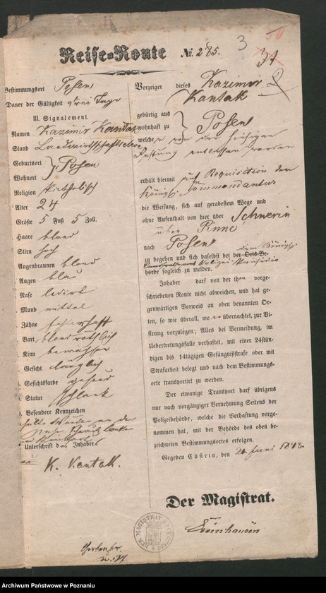 Obraz 6 z jednostki "A. betr. Kasimir Kantak, Landtagsabgeordneter"