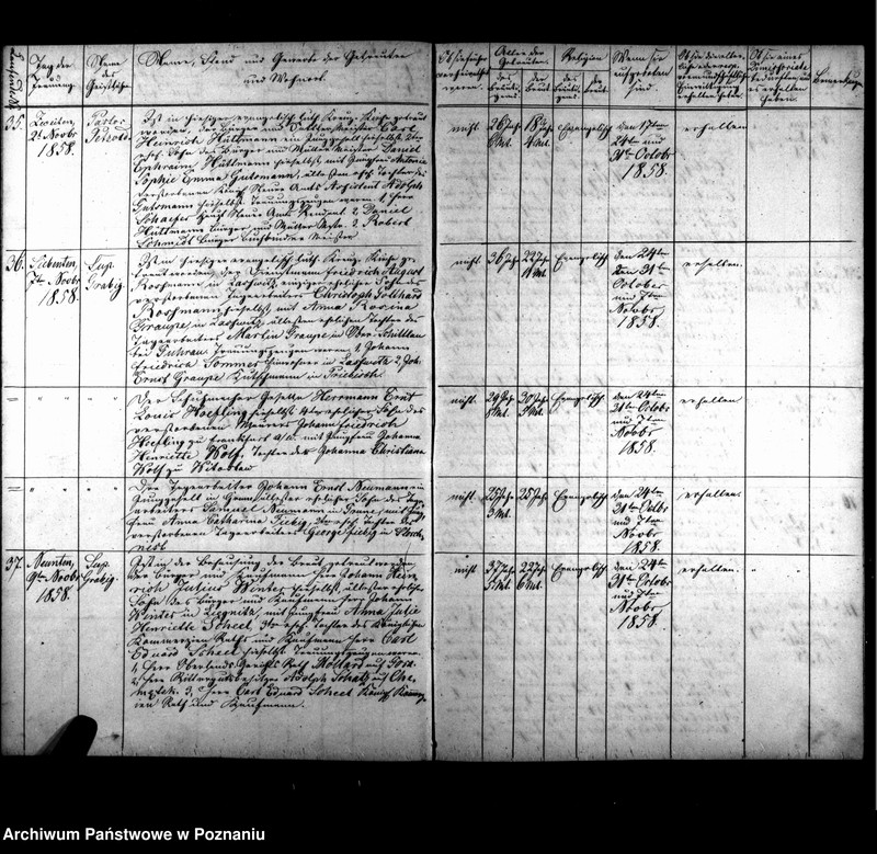 Obraz 13 z jednostki "Duplikat der Getrauten, Gebornen u. Verstorbenen"