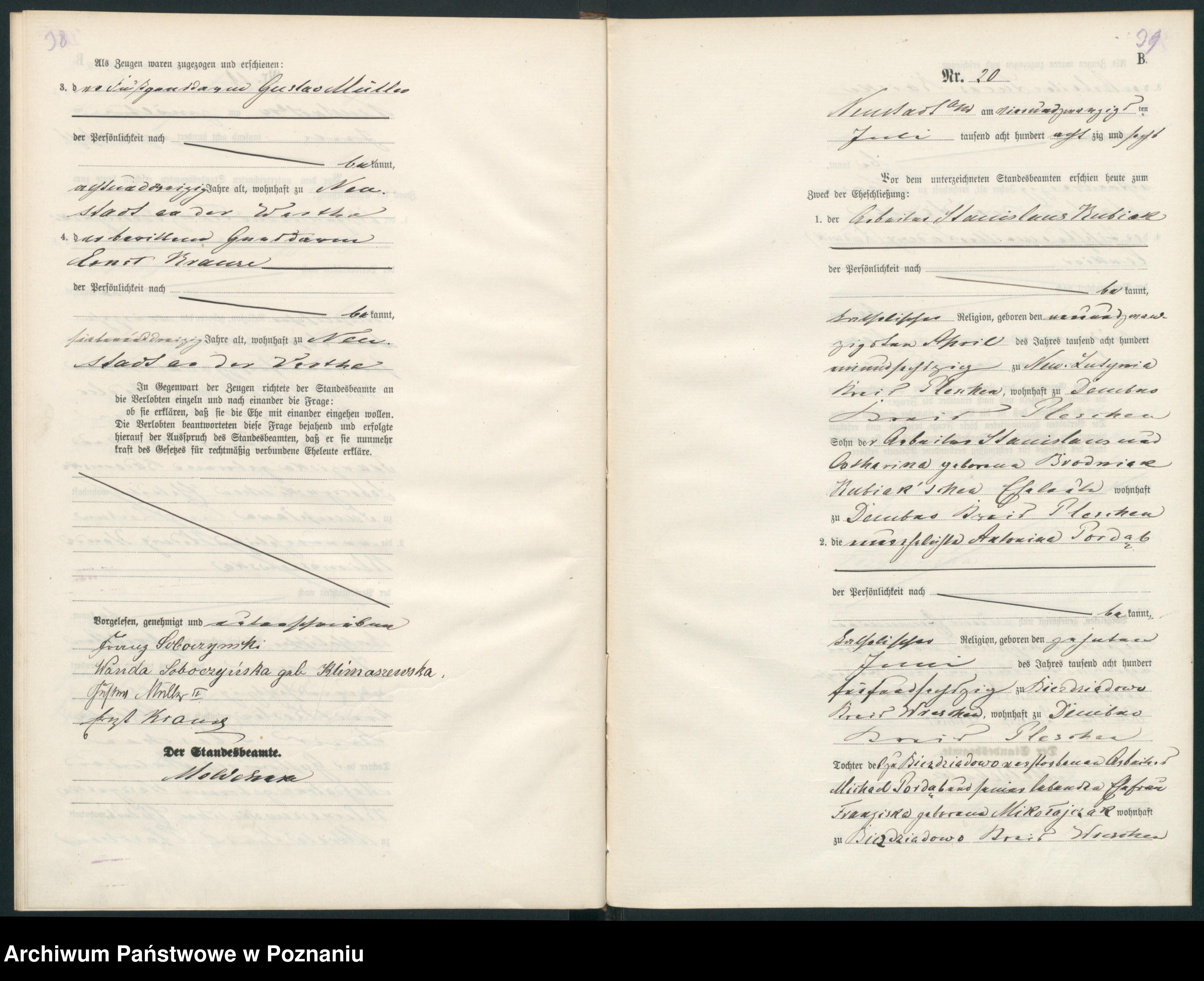 Skan z jednostki: Księga małżeństw