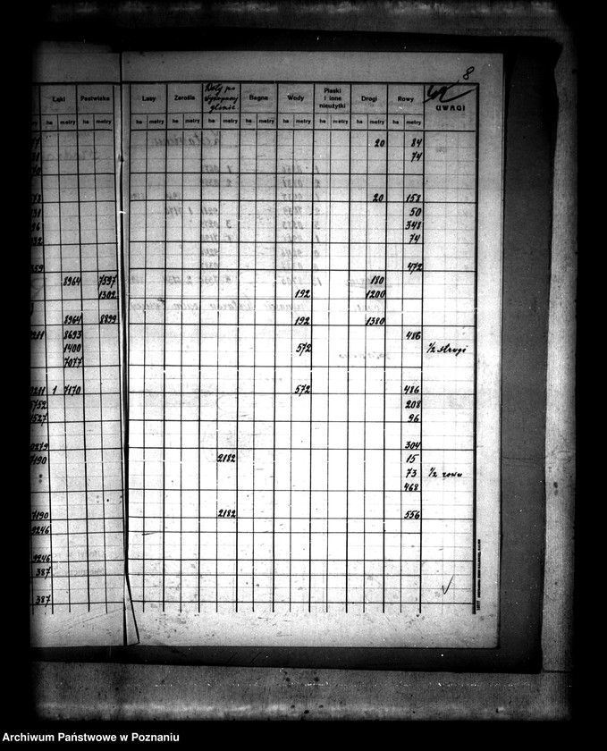Obraz 12 z jednostki "Rejestr pomiarowy części majątku Smaszew pod nazwą kol. Smaszew powiatu konińskiego"