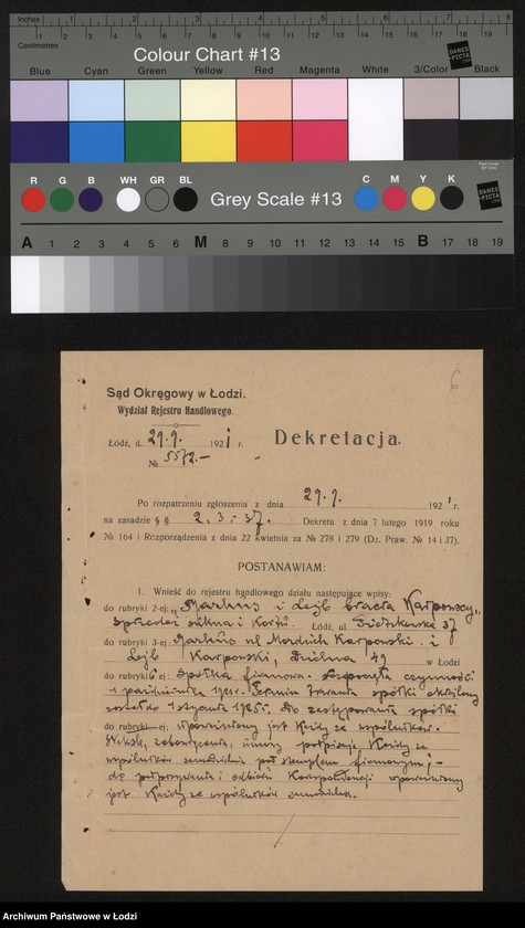 Obraz 8 z jednostki "Markus i Lejb bracia Karpowscy – sprzedaż sukna i kartu"