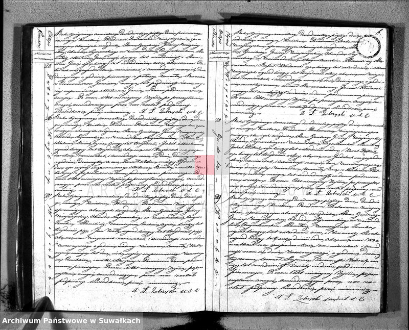 image.from.unit.number "Akta umarłych urzędnika stanu cywilnego gminy wieysieyskiey z 1825 roku"