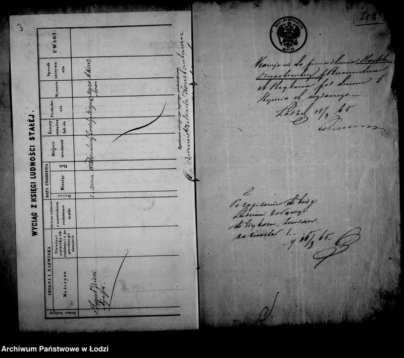 Obraz 8 z jednostki "Akta w przedmiocie przesiedleń"