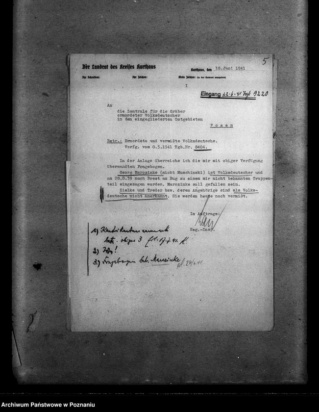 Obraz 11 z jednostki "Amtliche Meldungen Kreis Karthaus (Kartuzy)"