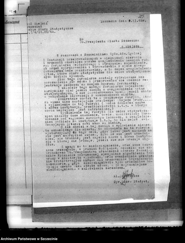 image.from.unit.number "Statystyka ruchu ludności w Szczecinie za rok 1946"