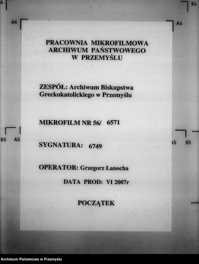 image.from.unit.number "[Kopie ksiąg metrykalnych parafii Płazów z filiami Grochy, Huta Różaniecka, Ruda Różaniecka, Żuki, Kuryje (dekanat Cieszanów)]"