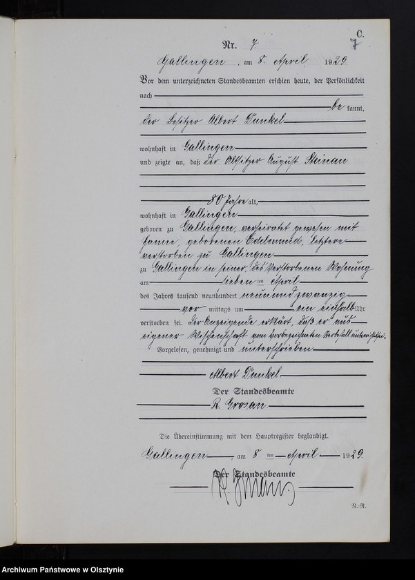 image.from.unit.number "Sterbe-Neben-Register Nr 1 - 24 [ Księga zgonów - wtóropis ]"