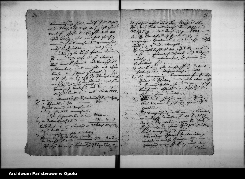 Obraz 20 z jednostki "Acta von Abnahme und Revision der jährlichen Rechnungen von der Schul-Stiftungs-Fundation des verstorbenen Schulraths und hiesigen Stadt-Pfarrers Franz Paul Vol. I de anno 1818"